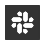 Slack Square SVG Icon